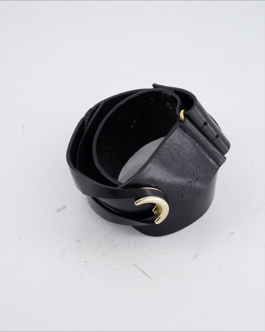 Betty Blue Belt Leather Black