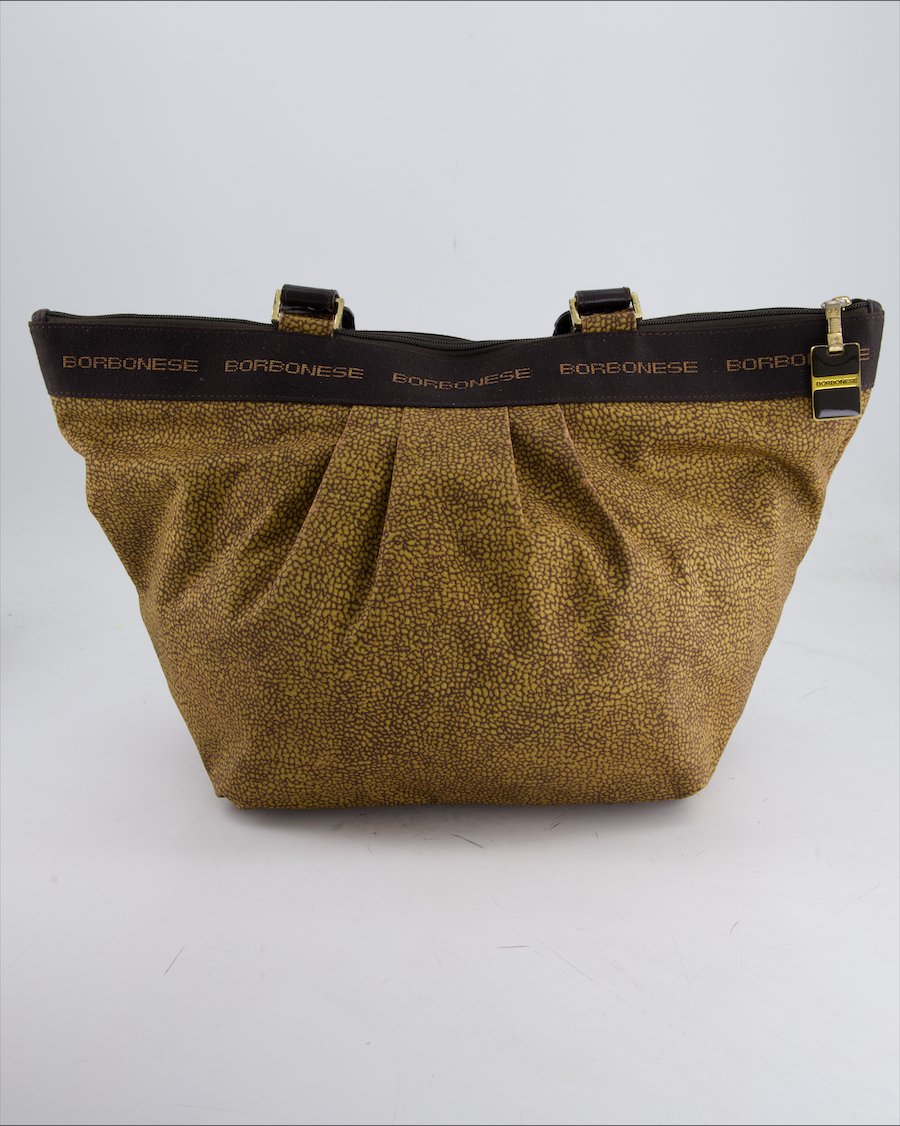 Borbonese Shoulder bag Cloth Brown