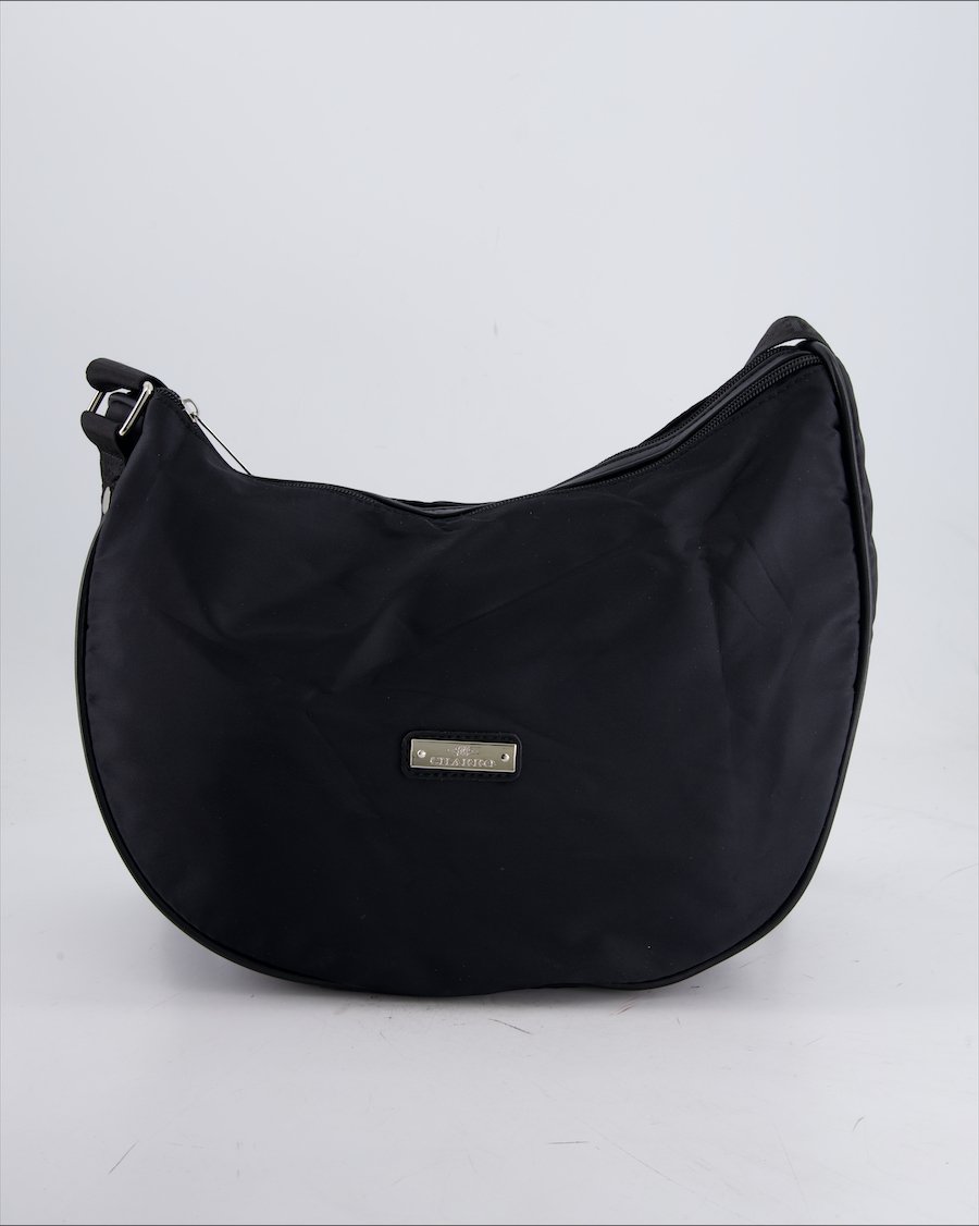 Charro Crossbody Bag Cloth Black