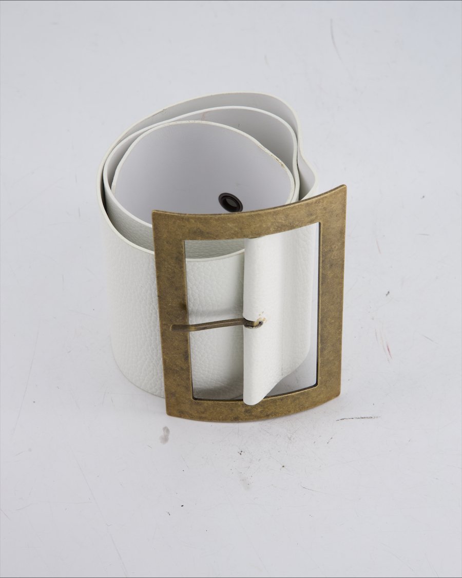 Philosophy Belt Leather White
