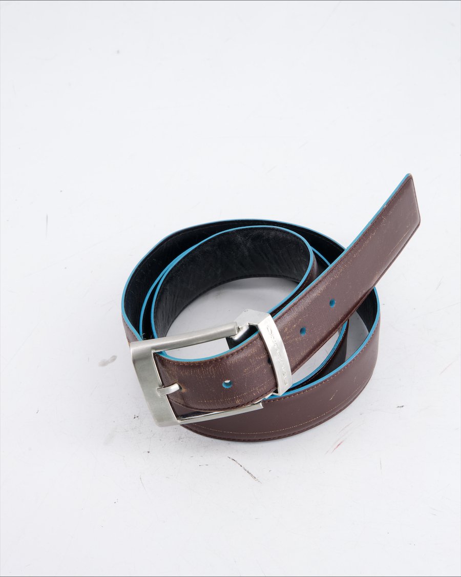 Piquadro Belt Leather Brown