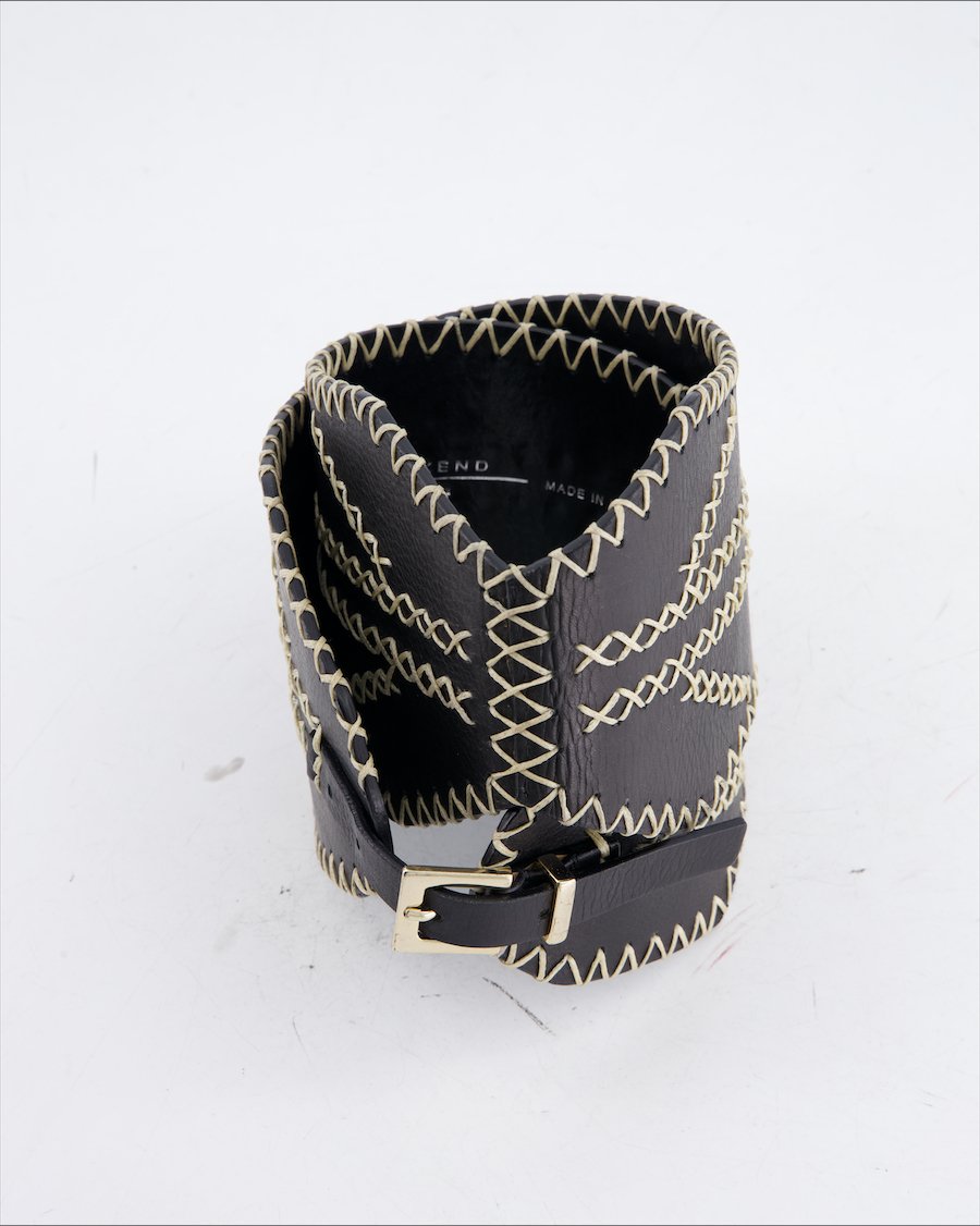 Max Mara Belt Leather Black
