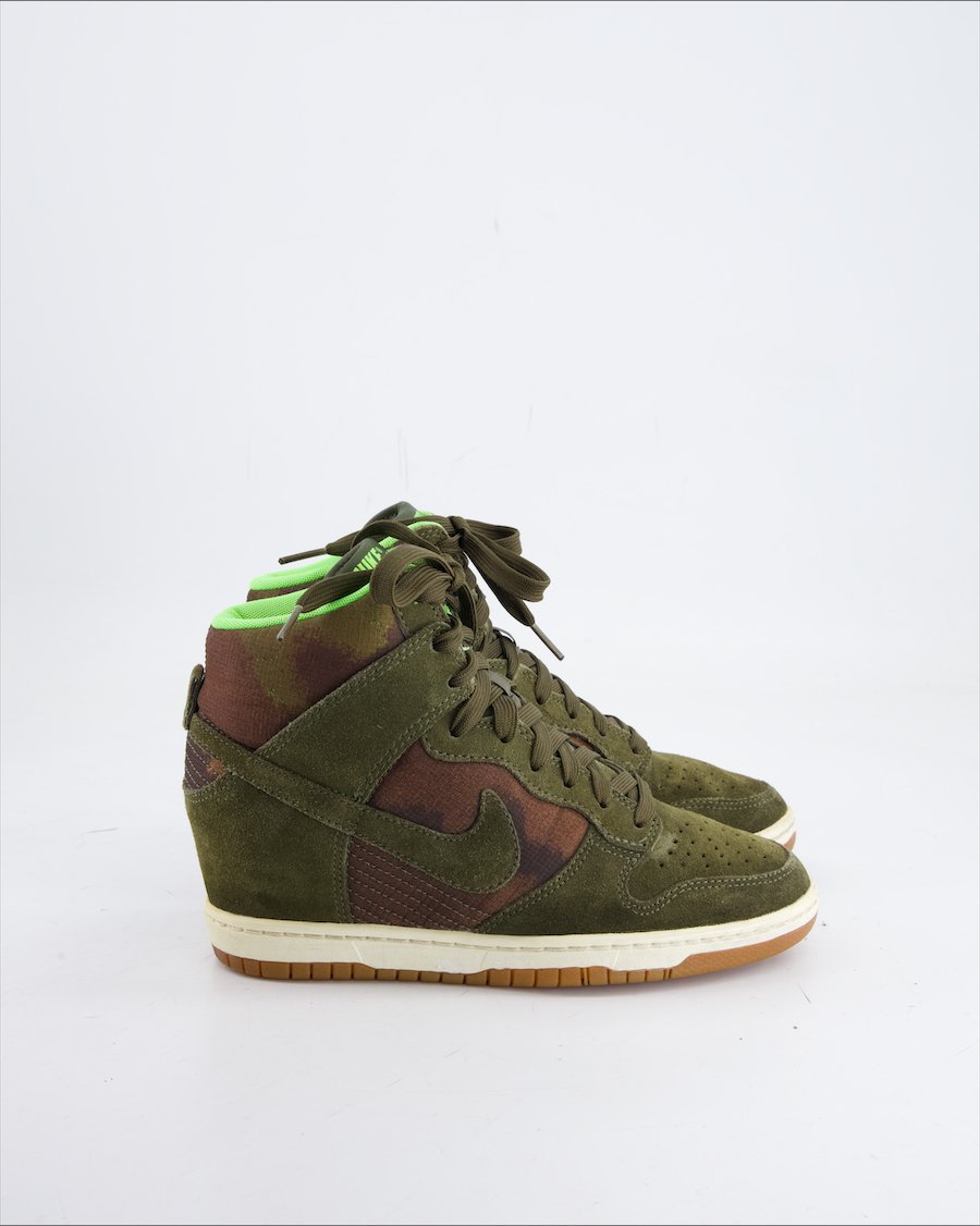 Nike Dunk Sky Trainers Suede Khaki Eu 37.5