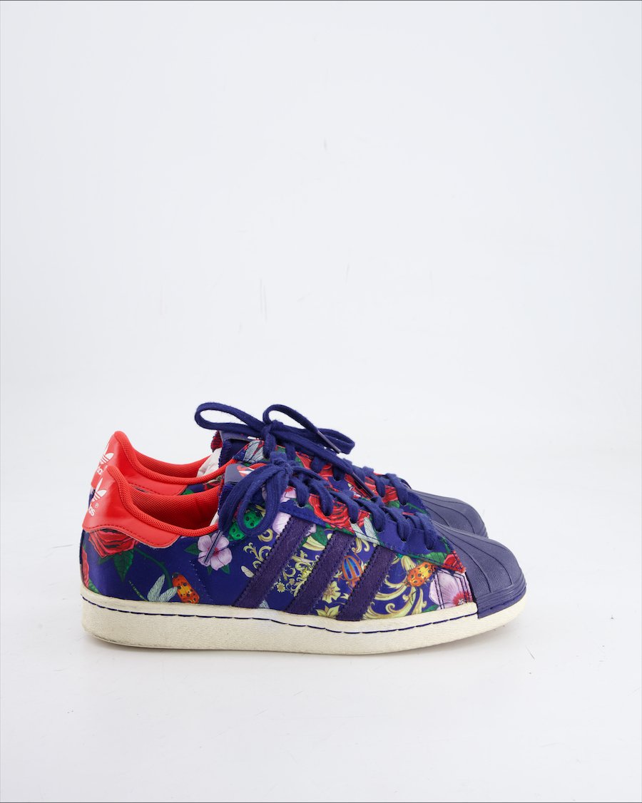 Adidas Superstar Trainers Leather Blue