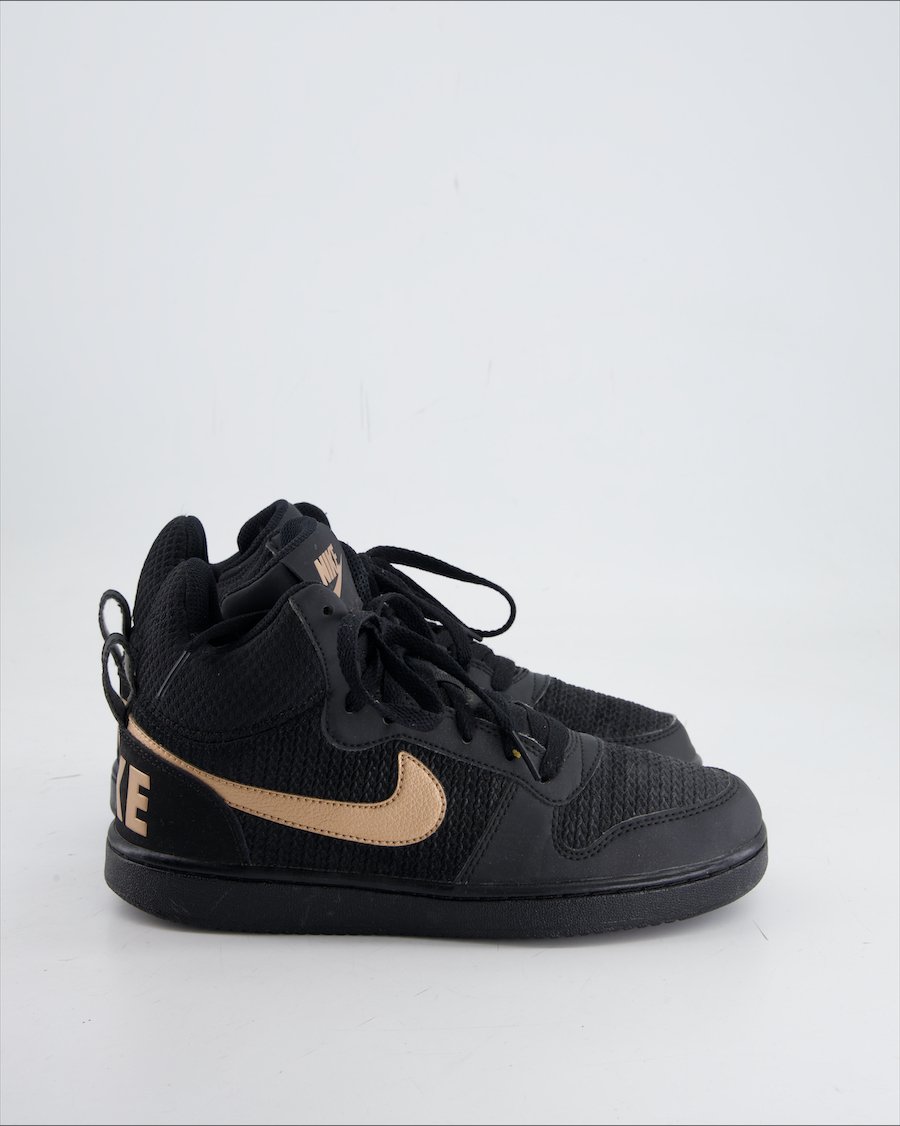 Nike Trainers Leather Black Eu 38