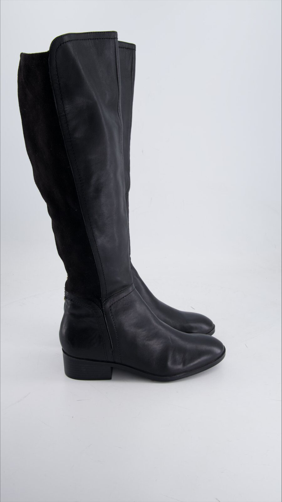 Aldo Boots Leather Black Eu 38