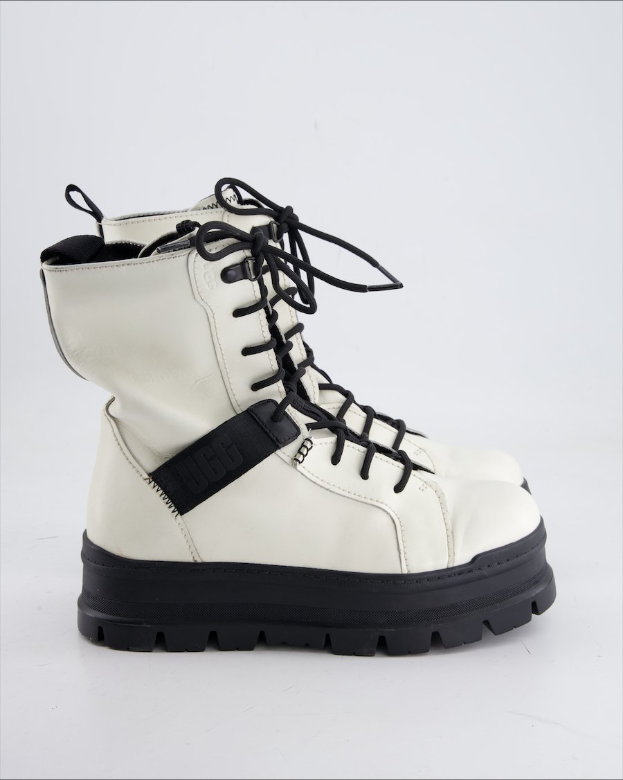 UGG Ankle Boots Leather White Eu 38