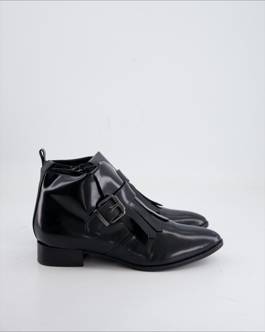 Navyboot Flats Leather Black Eu 38