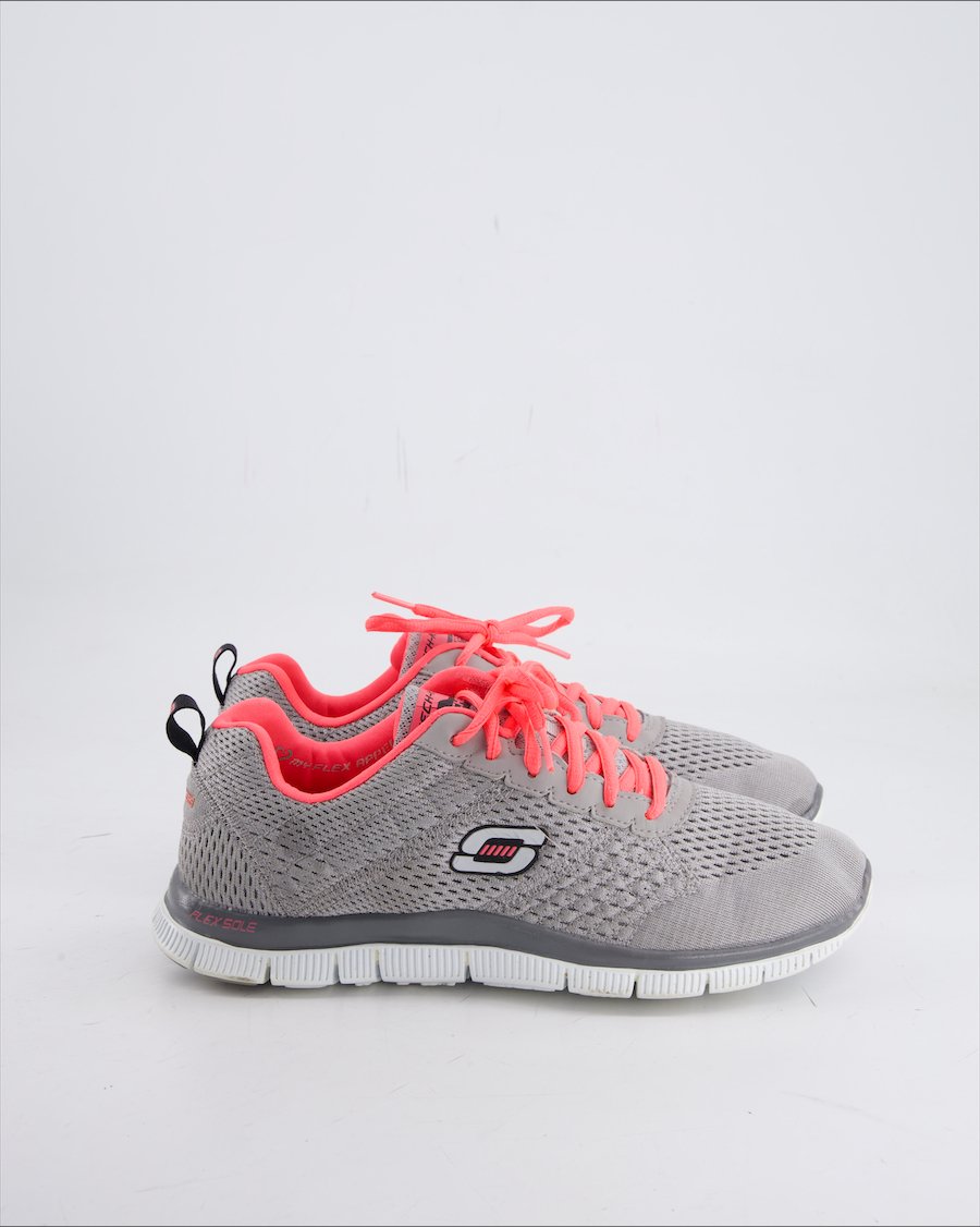 Skechers Trainers Cloth Grey Eu 38