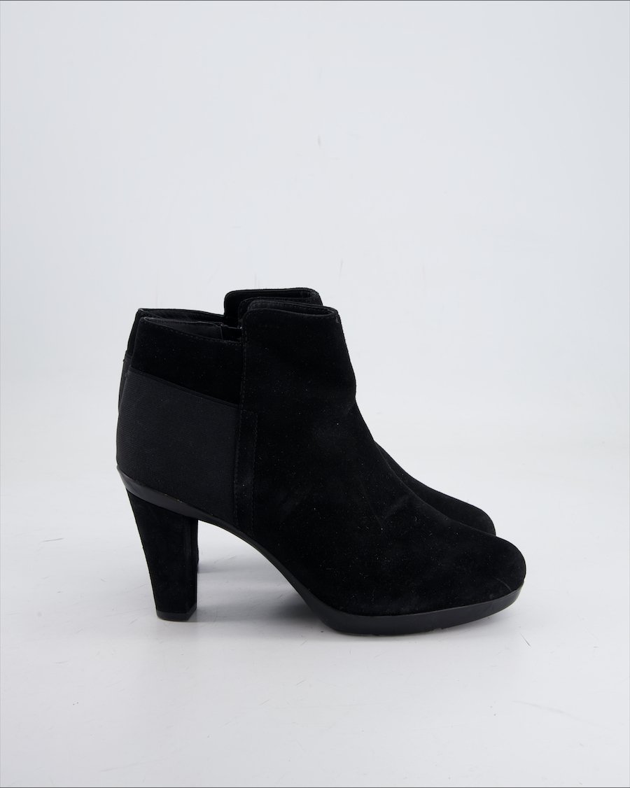 Geox Heels Suede Black Eu 38