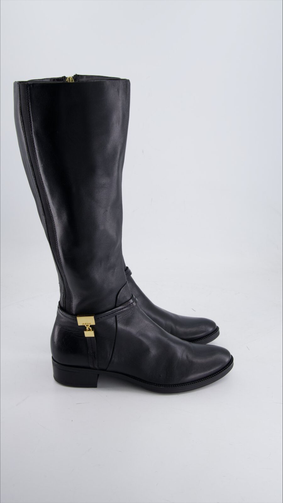 Geox  Boots Leather Black Eu 38