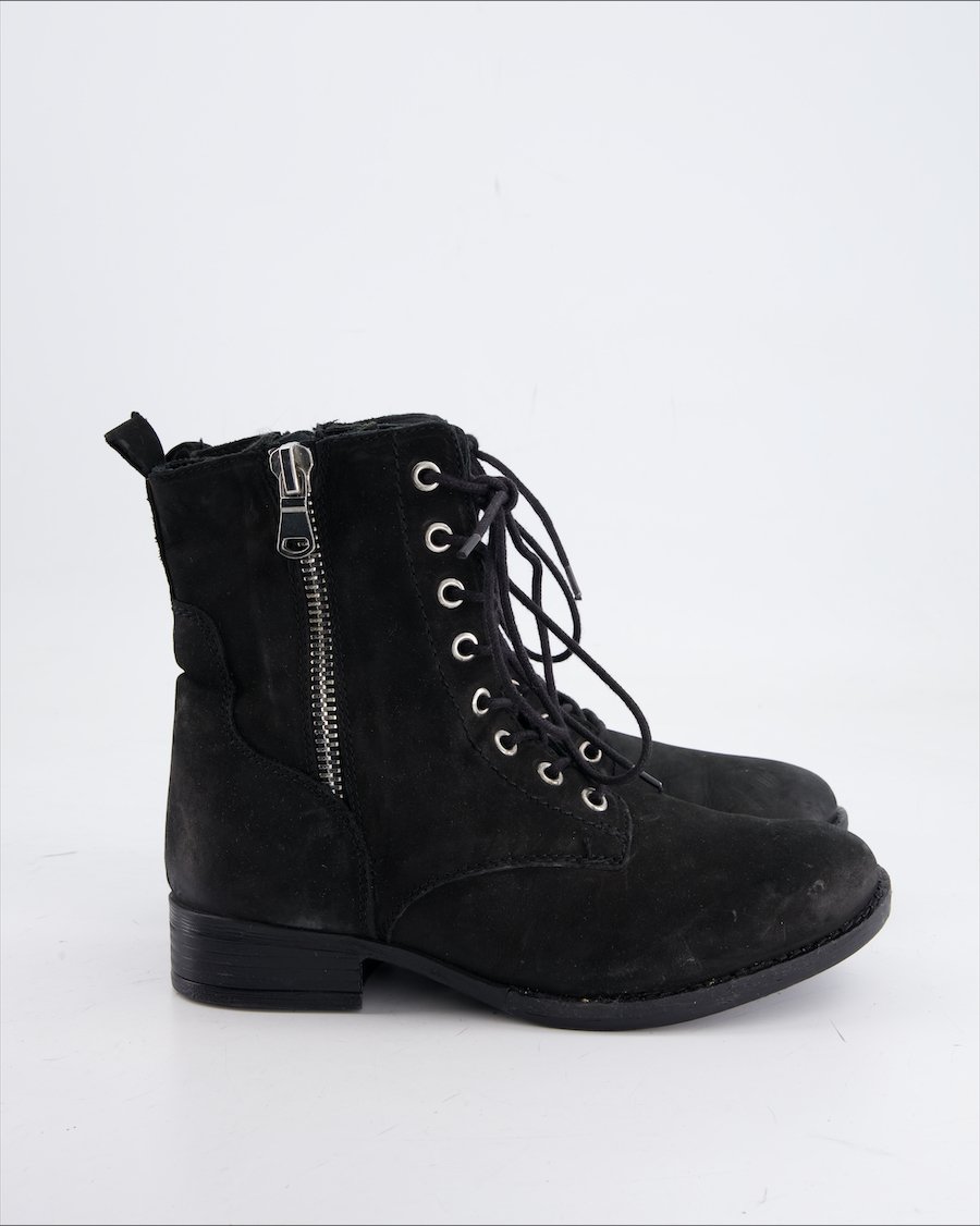 Roberto Santi Ankle Boot Leather Black Eu 38