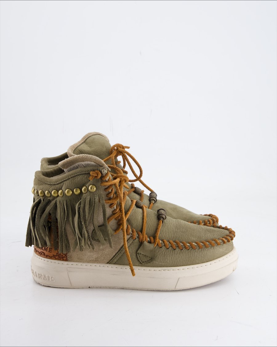Karma Of Charme Ankle Boots Leather Khaki Eu 37