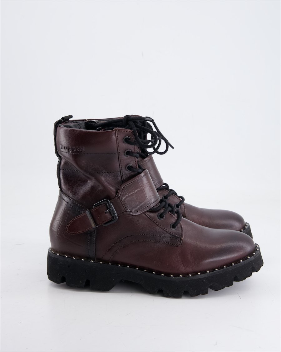 Bugatti Ankle Boot Leather Burgundy Eu 37