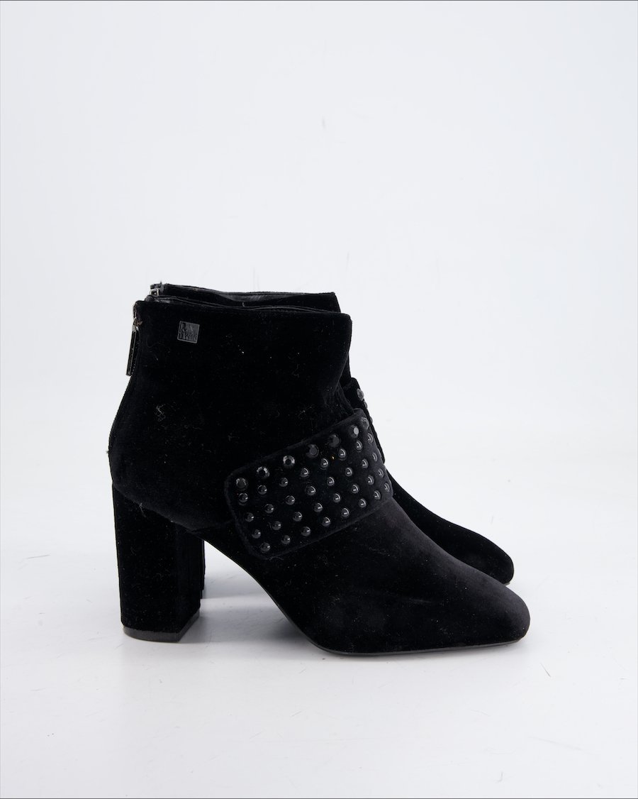 Twinset Ankle Boot Velvet Black Eu 37