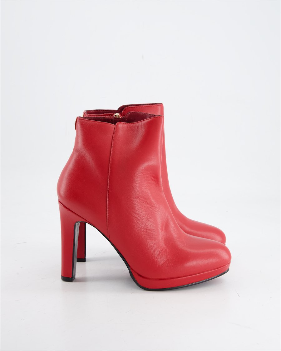 Kate Gray Ankle Boot Leather Red Eu 37