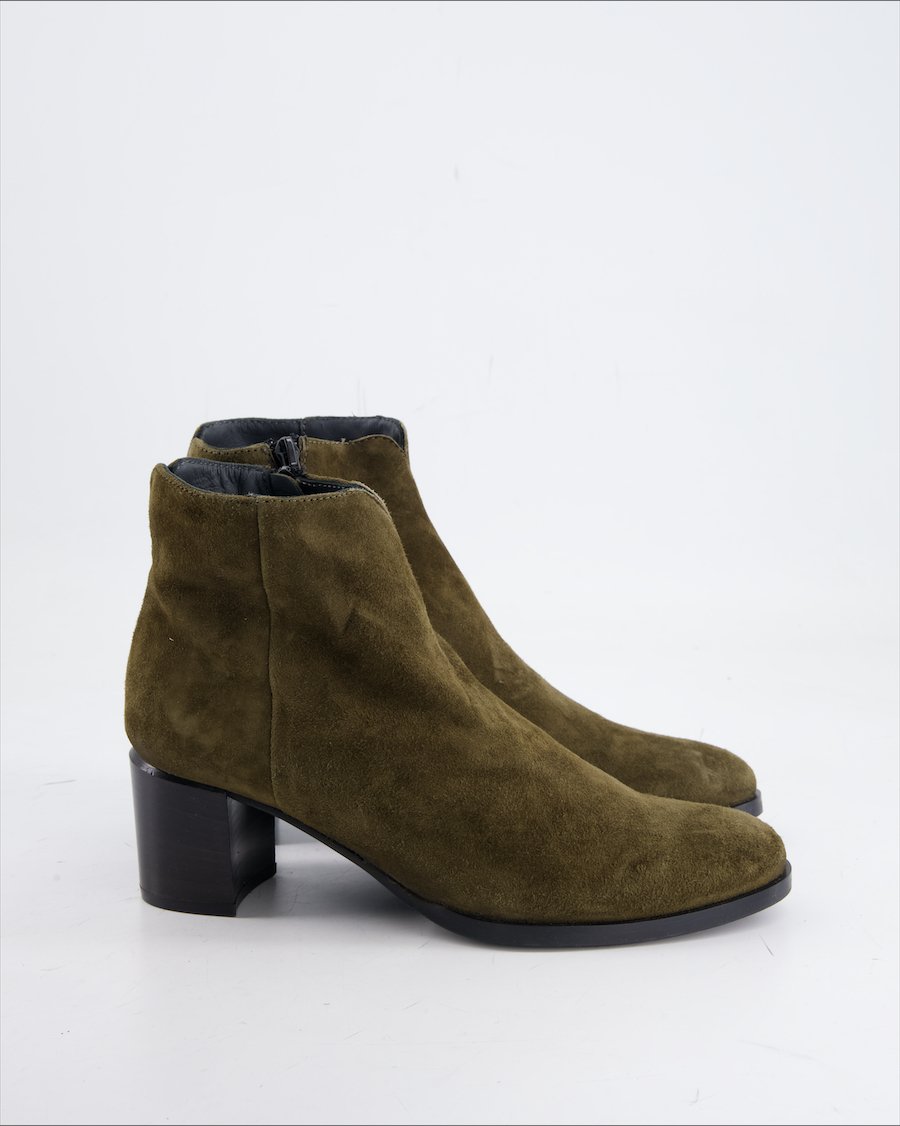 Maripé Ankle Boots Suede Khaki Eu 37.5