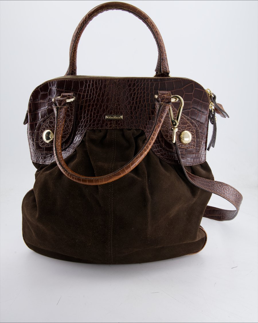 MaxMara Crossbody Bag Leather Brown