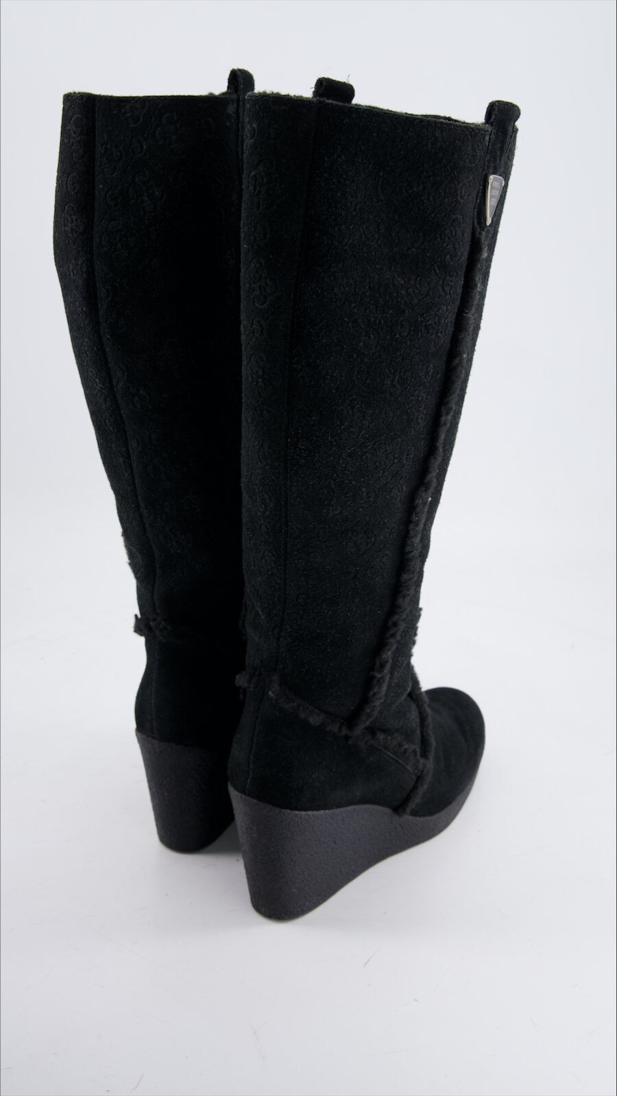 Guess Boots Suede Black Eu 37 - immagine 3