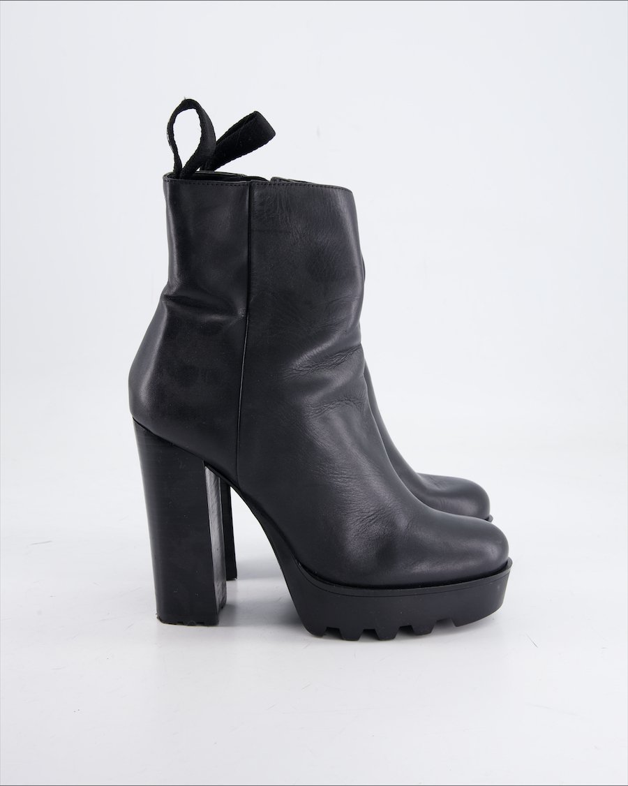 Guess Ankle Boots Leather Black Eu 37