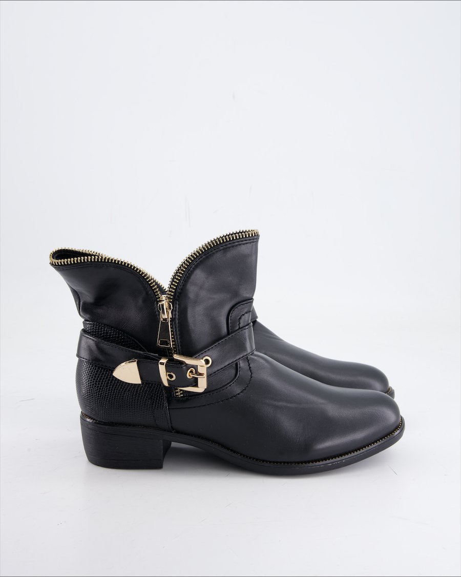 Unbranded Ankle Boots Leather Black