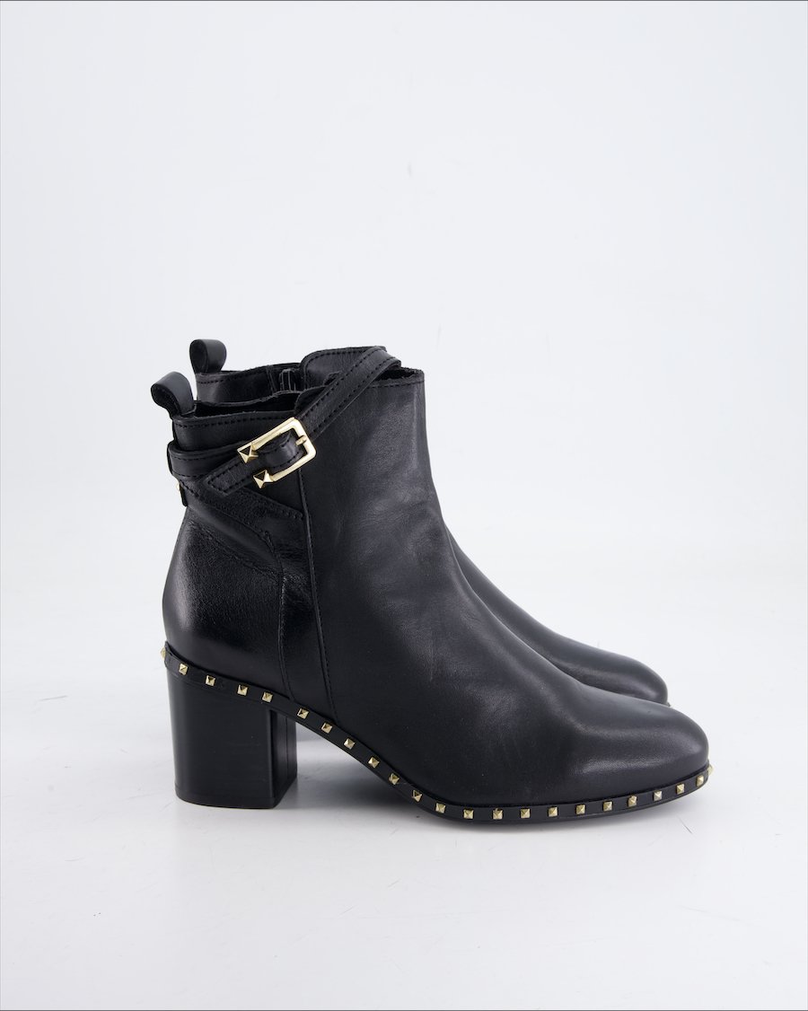 Varese Ankle Boots Leather Black Eu 37