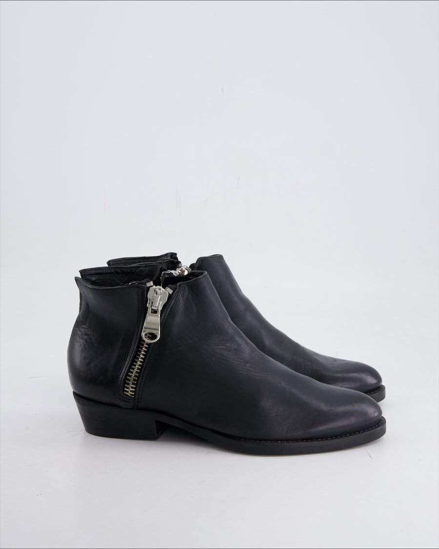 L'Idea Ankle Boot Leather Black