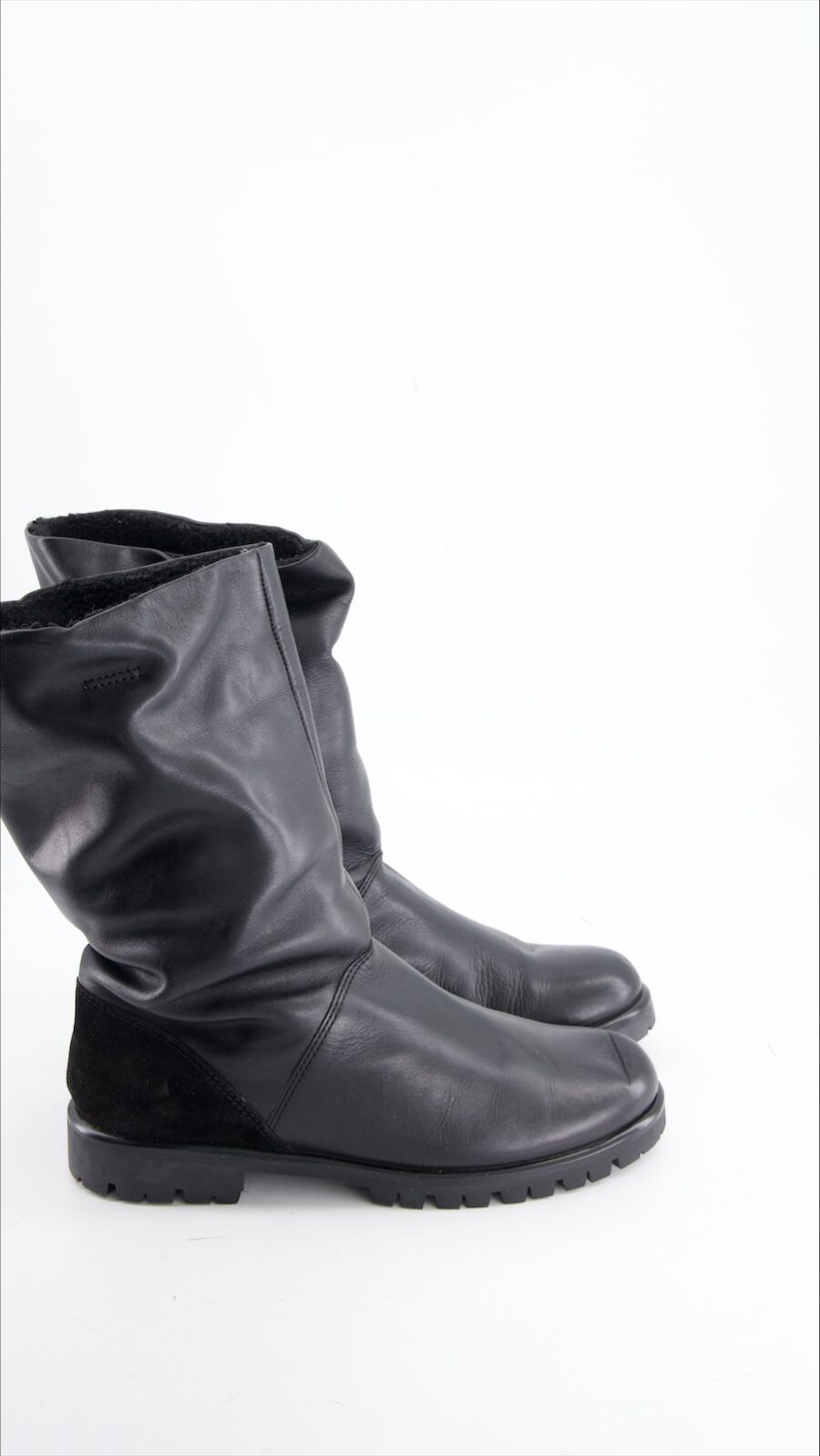 Navyboot Boots Leather Black Eu 37