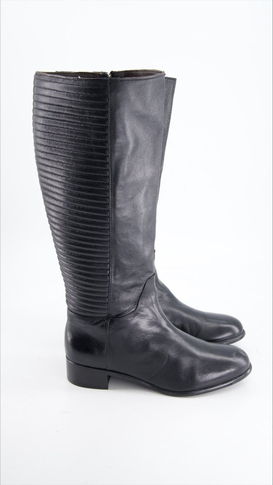 Navyboot Boots Leather Black Eu 37