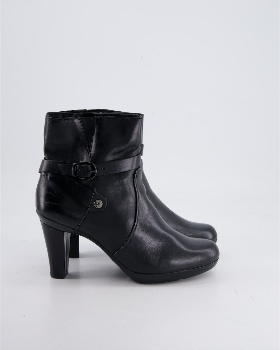 Geox Ankle Boots Leather Black Eu 37.5