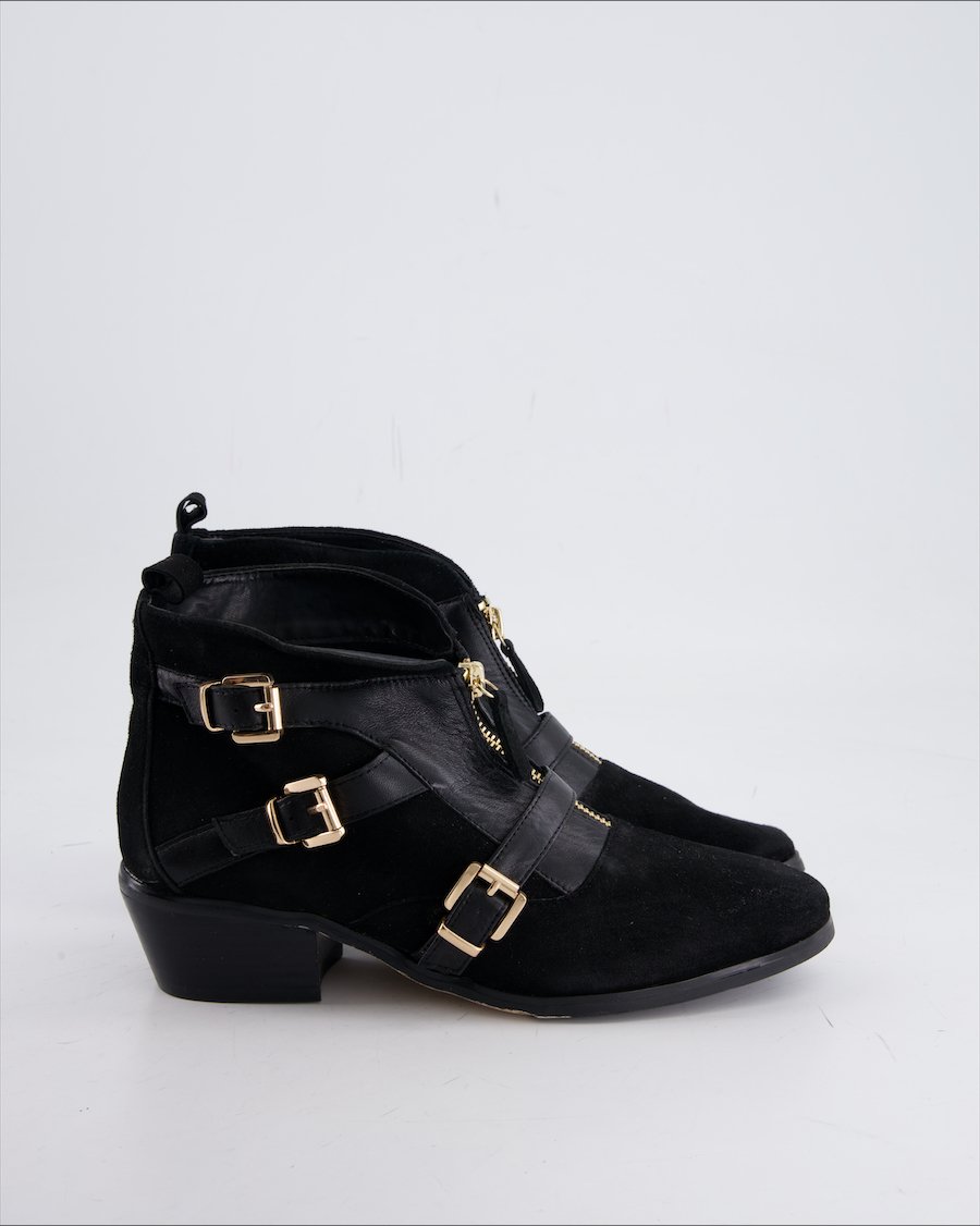 Dune London Ankle Boors Suede Black Eu 37