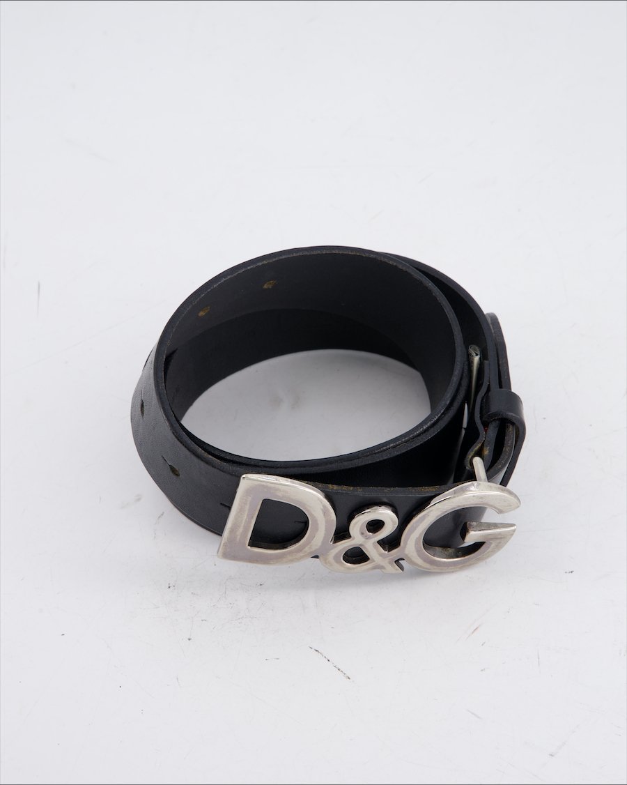 Dolce&Gabbana Belt Leather Black