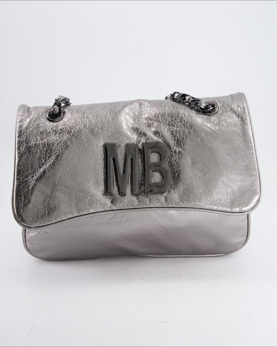 Mia Bag Shouldere Bag Leather Silver