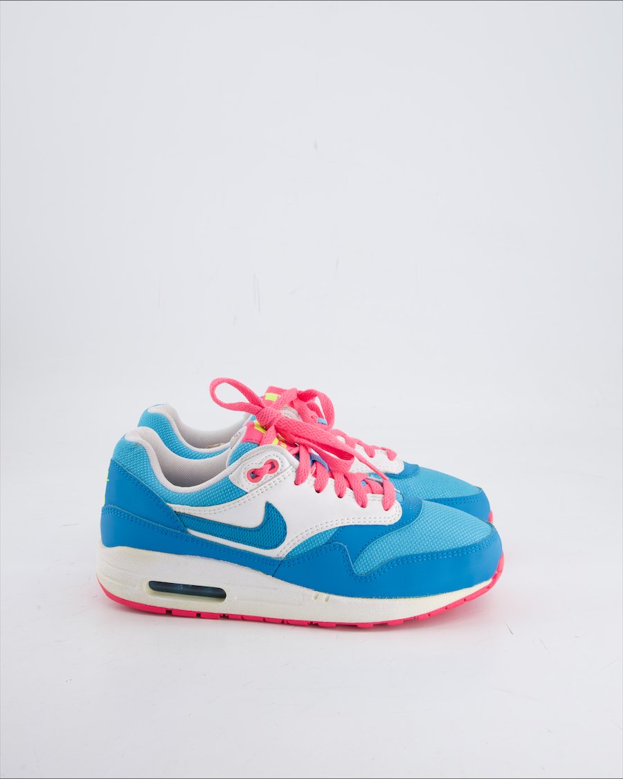 Nike Air Max Trainers Leather Blue EU 37.5
