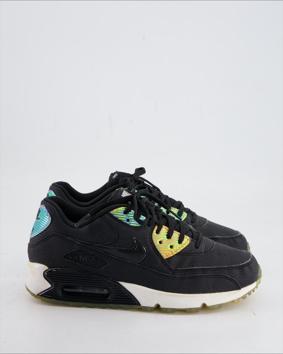 Nike Air Max Trainers Leather Black EU 37.5
