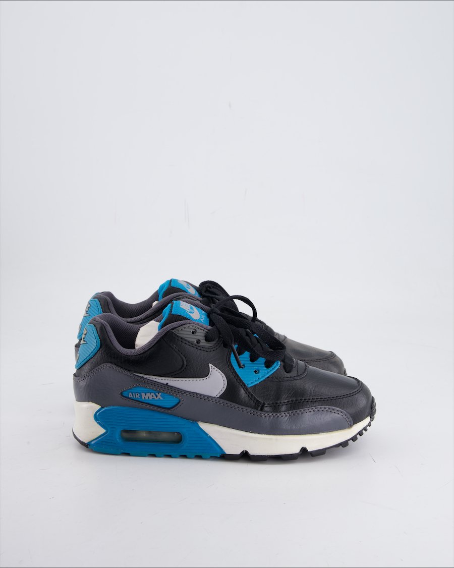 Nike Air Max Trainers Leather Black Eu 37.5