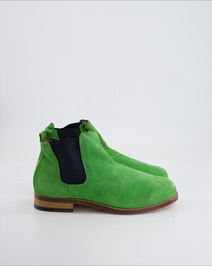 DER SCHUHMACHER Ankle Boots Suede Green Eu 37