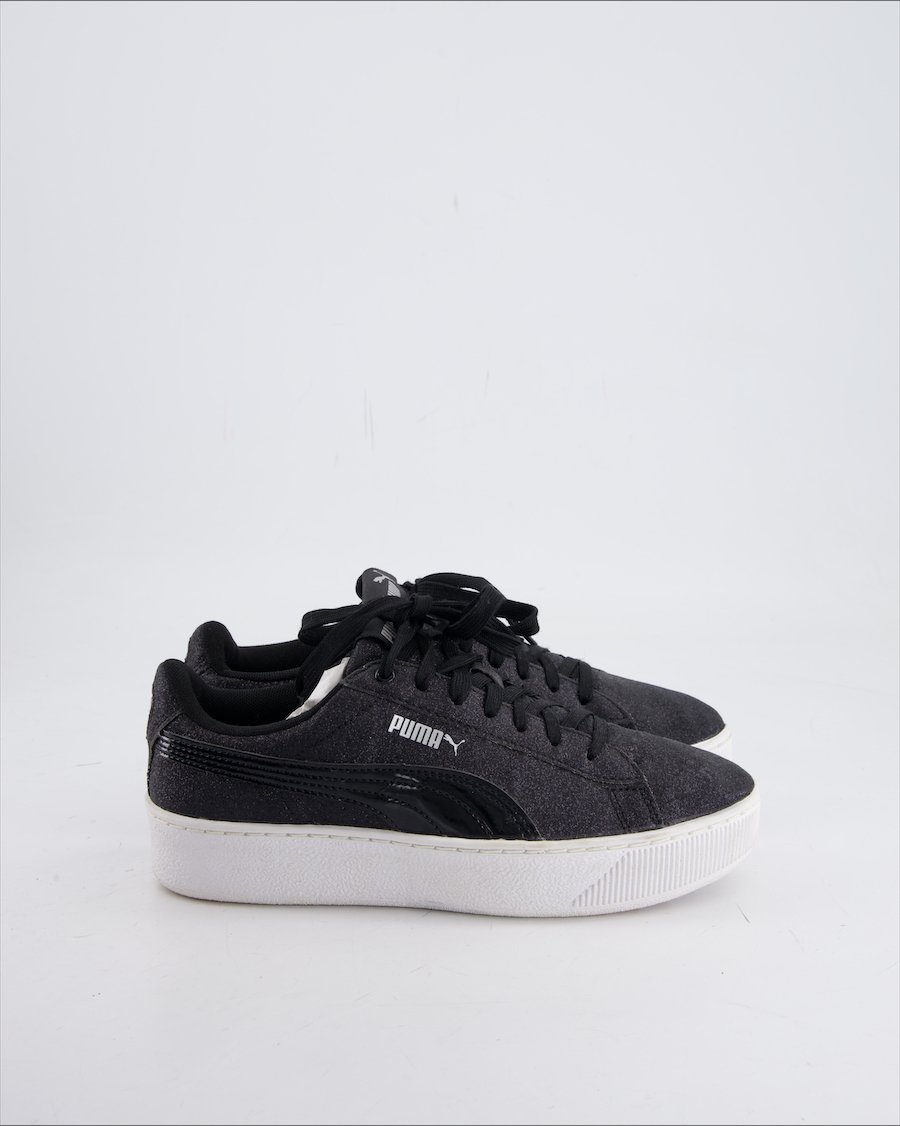 Puma Trainers Leather Black Eu 37