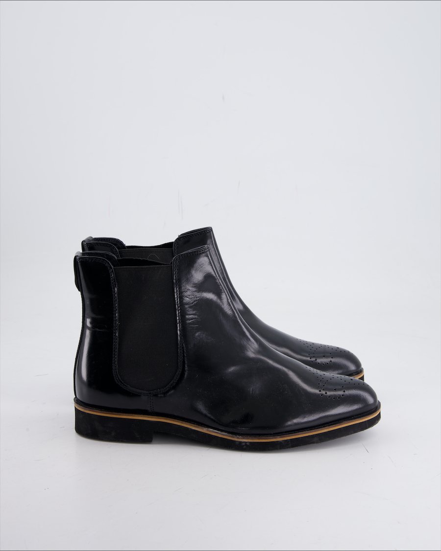 Varese Ankle Boots Leather Black Eu 37