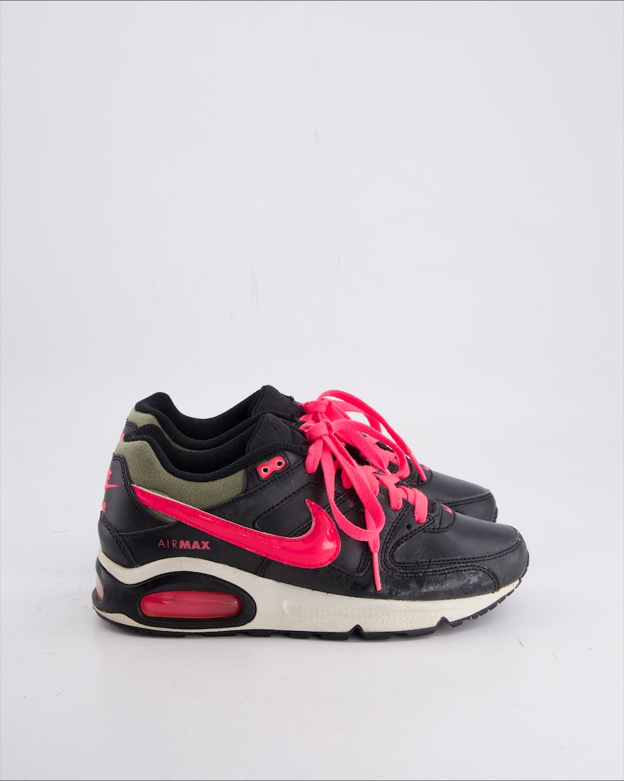 Nike Air Max Trainers Leather Black EU 36.5