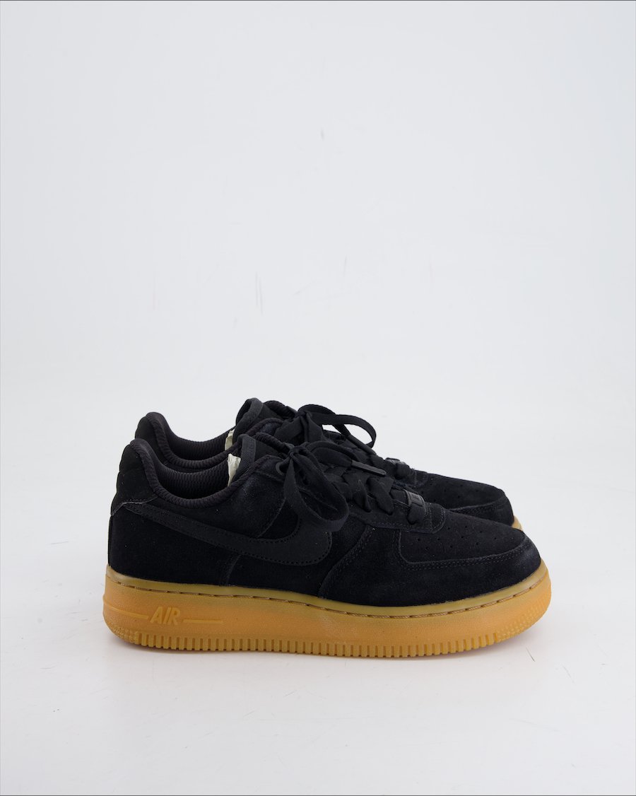 Nike Air Force 1 Trainers Suede Black EU 36.5