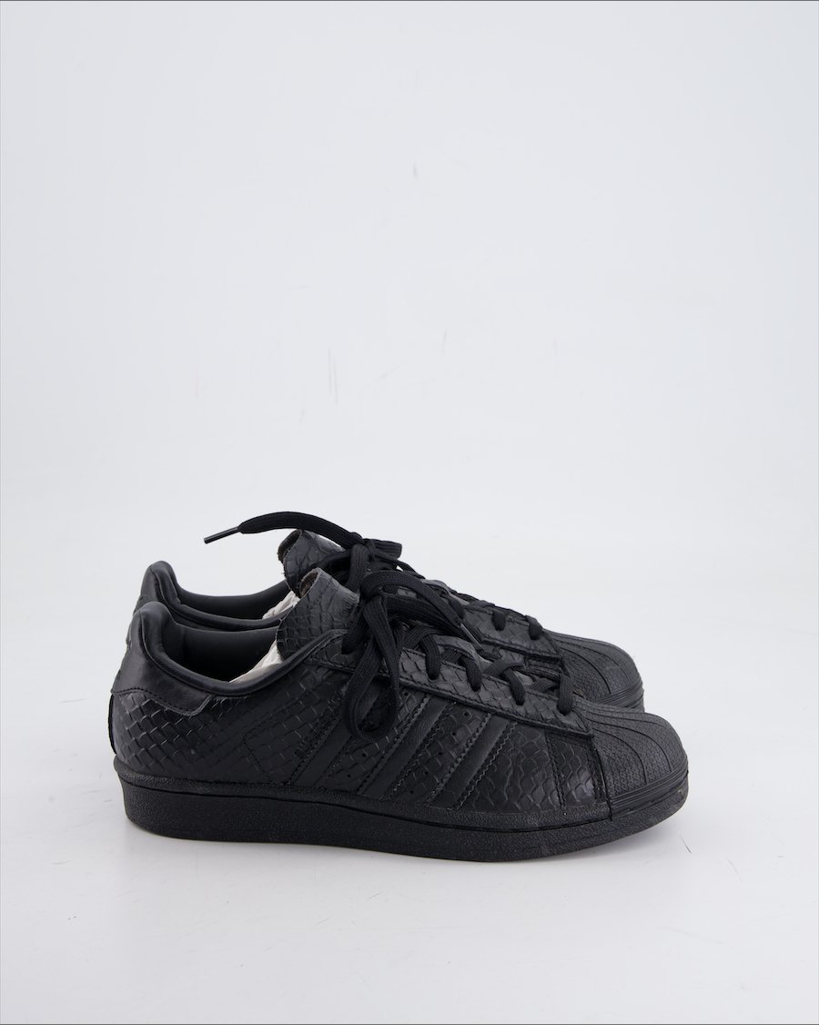 Adidas Trainers Leather Black EU 36