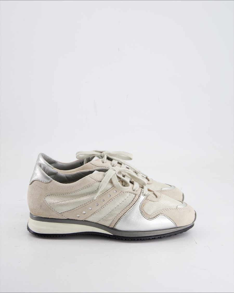 Hogan Trainers Leather Silver EU 36.5