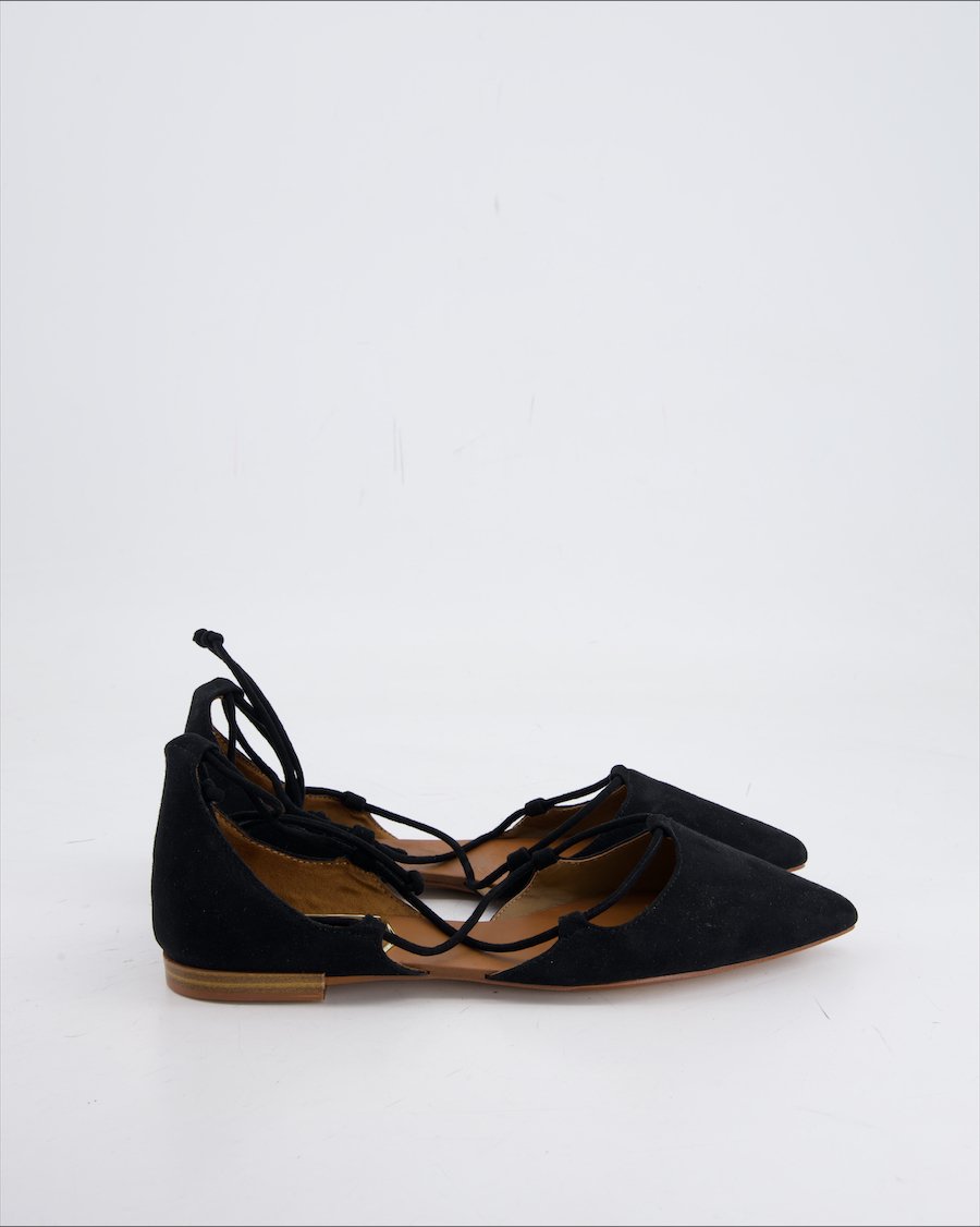 Zara Sandal Suede Black EU 36