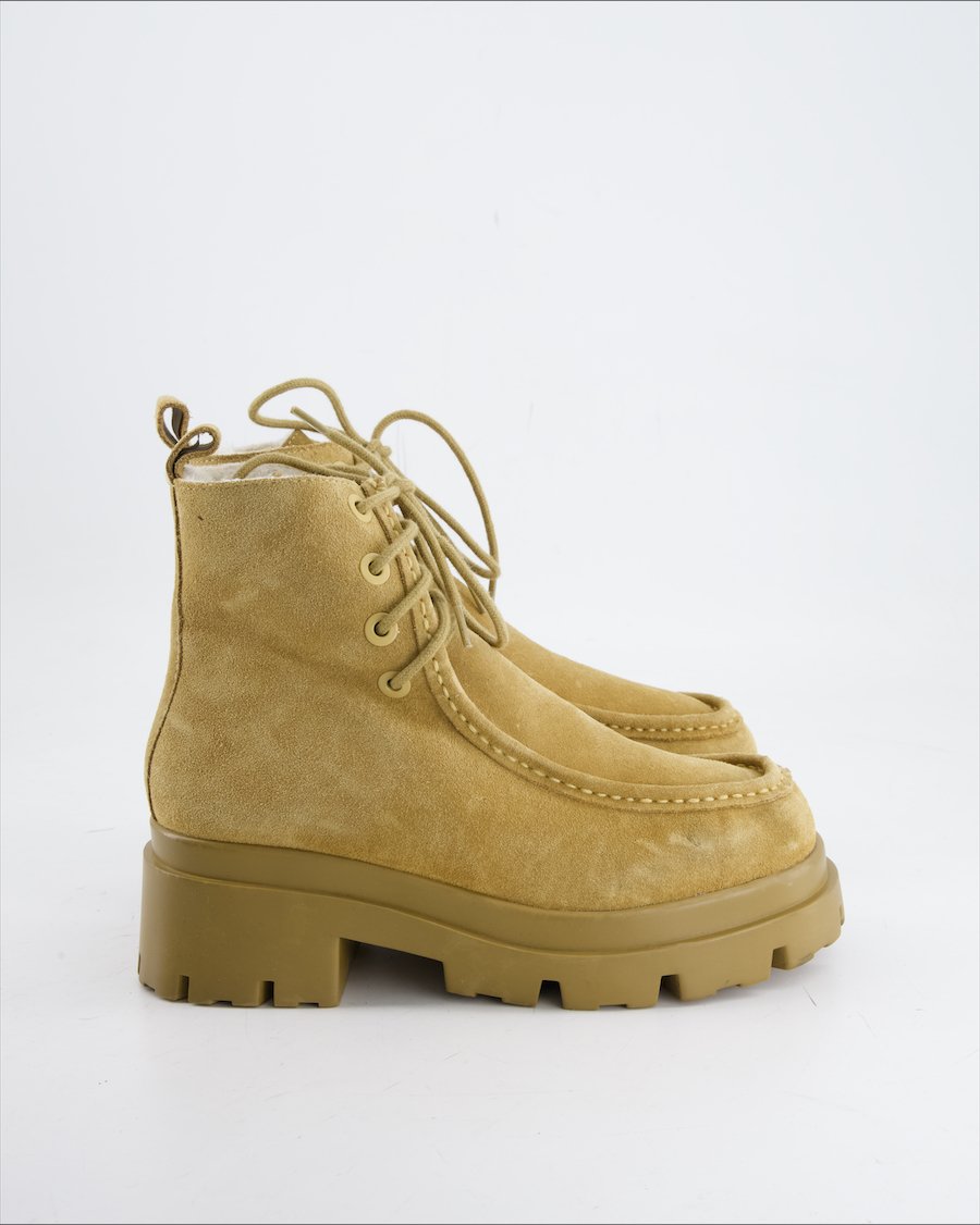 Zara Ankle Boot Suede Camel Eu 36