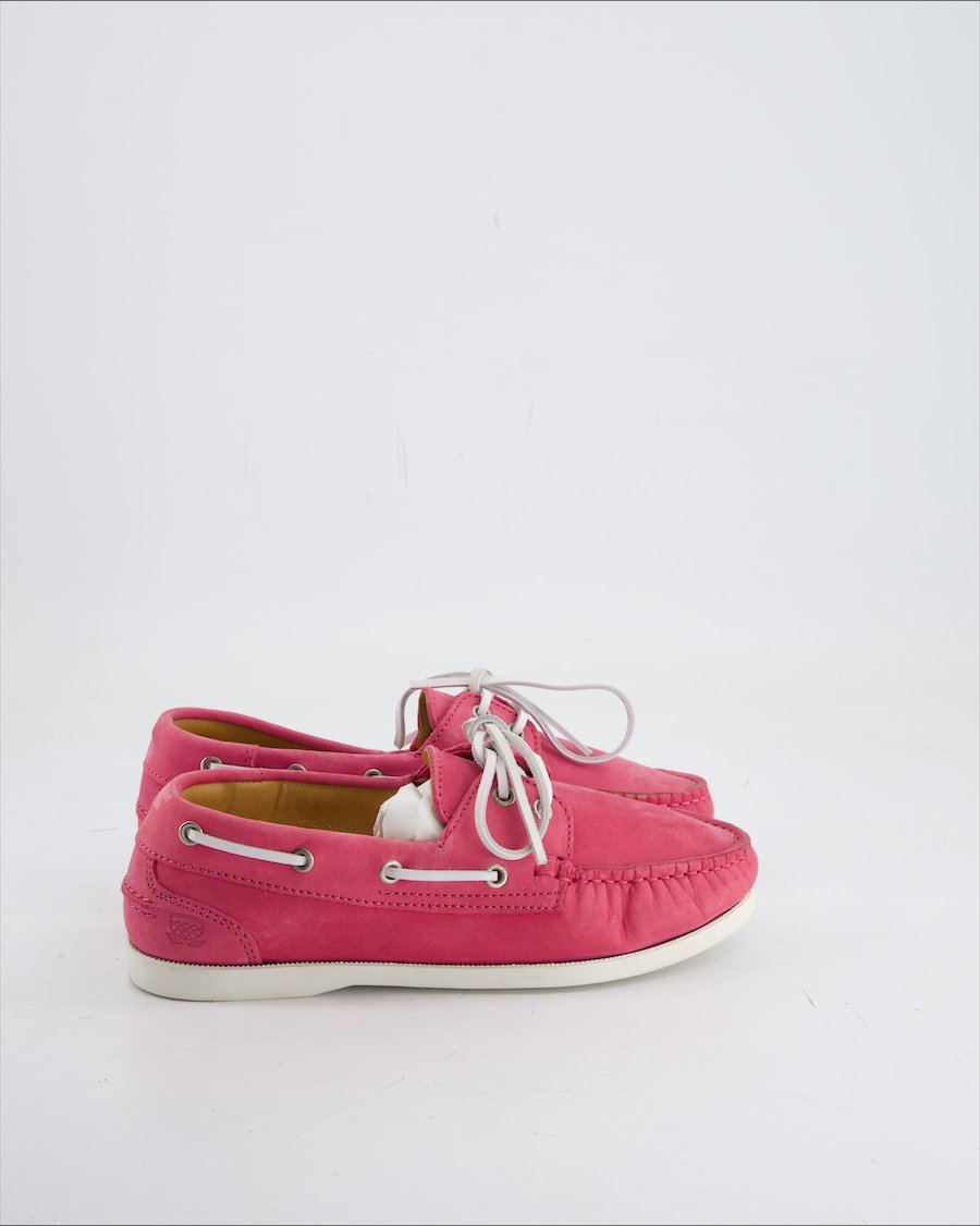 Navyboot Flats Leather Pink Eu 37