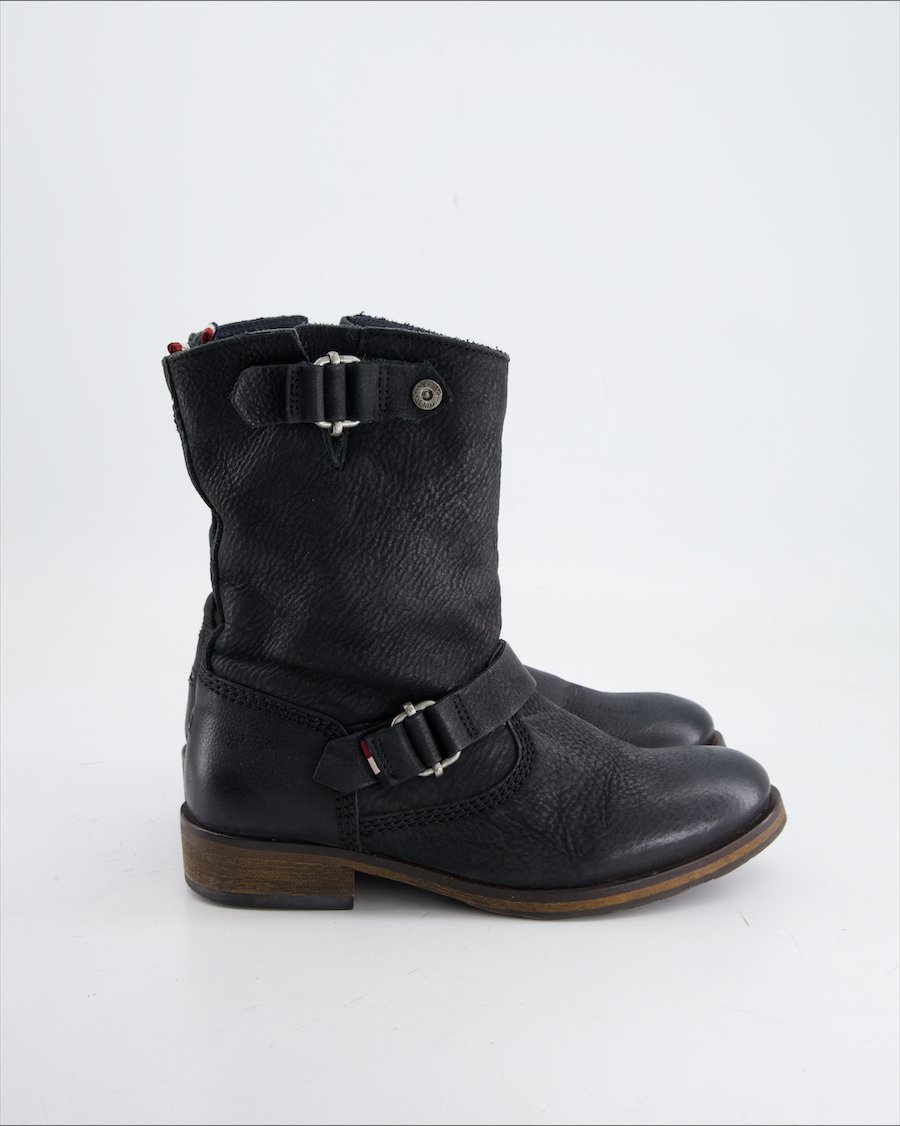 Hilfiger Denim Ankle Boots Leather Black Eu 36