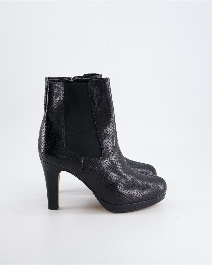 Clarks Ankle Boot Leather Black Eu 37