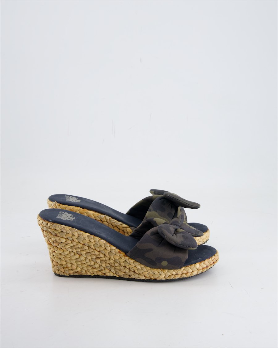 Sundek Sandals Cloth Green Eu 37