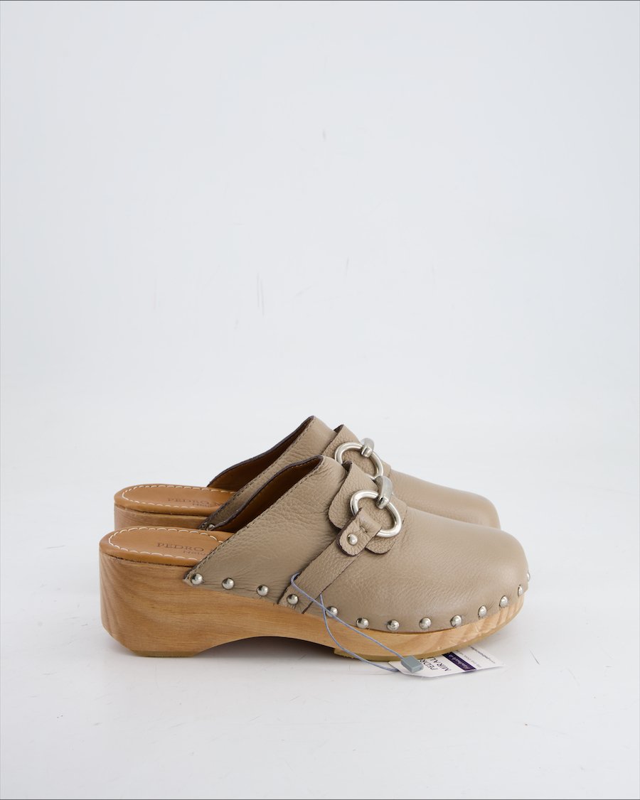 Pedro Miralles Sandal Leather Beige Eu 37